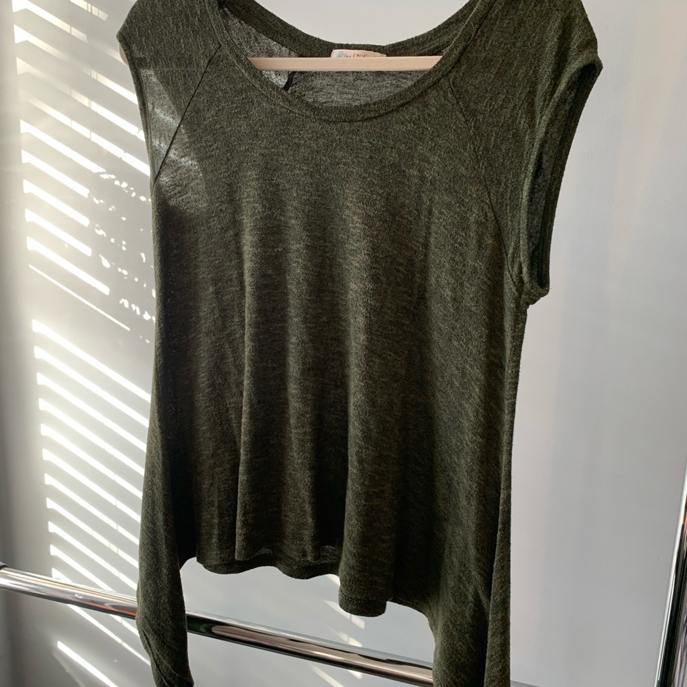 Green flowy tunic